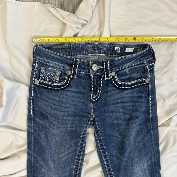 Miss Me Irene Bootcut Medium Wash Western Denim Jeans Women’s/Jr. Size 26 - Picture 12 of 16